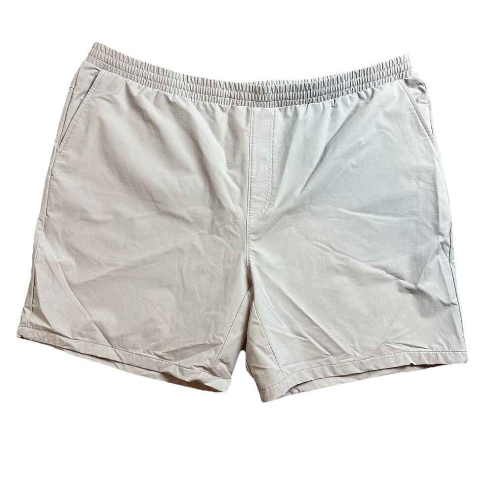 FLX Mens XXL Athletic Shorts Gray Elastic Waist Active Outdoor Drawstring NWOT